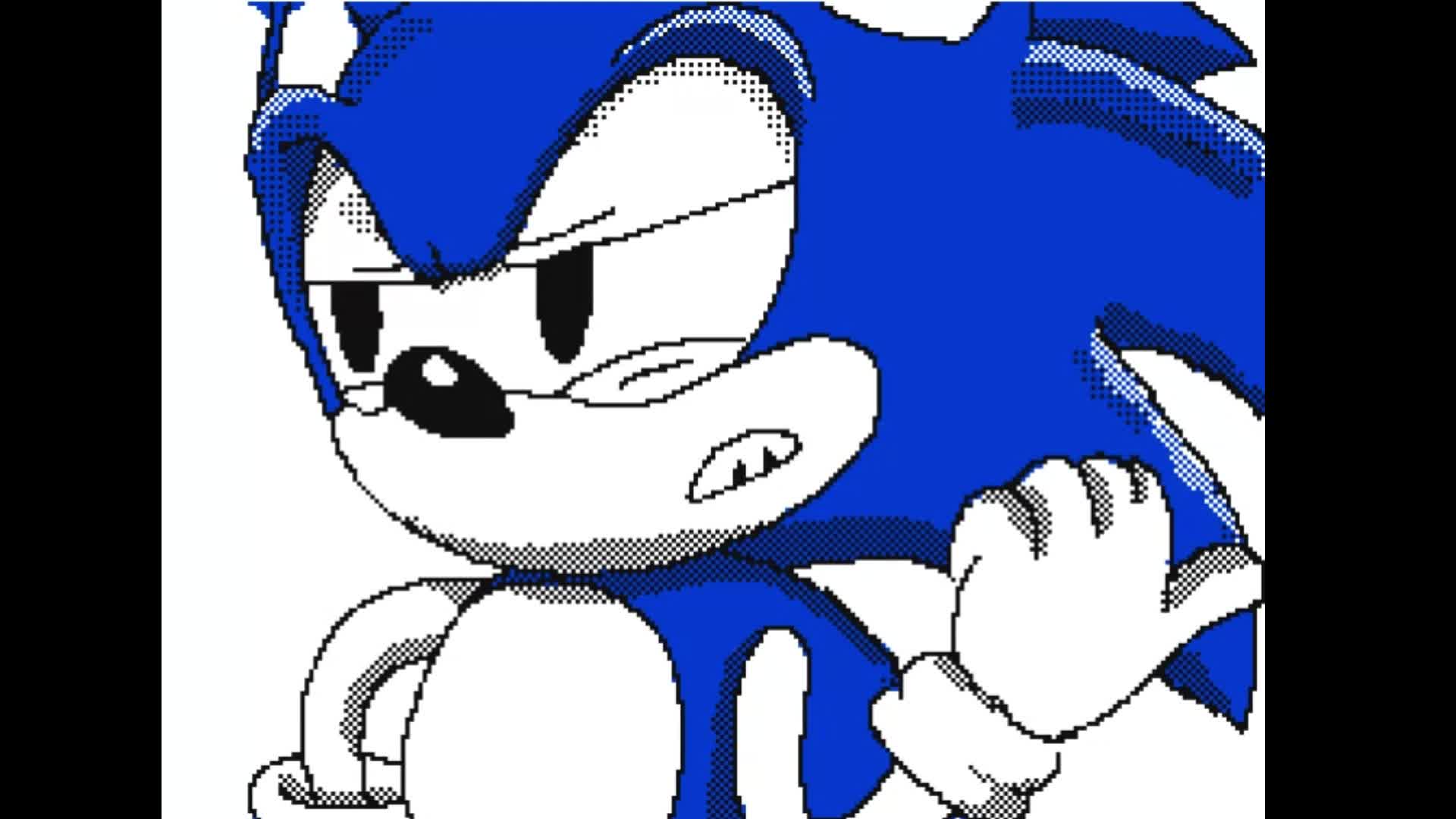 I AM SEGA but it's a Flipnote