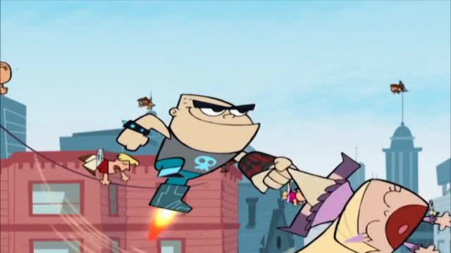 Robotboy girl wedgies