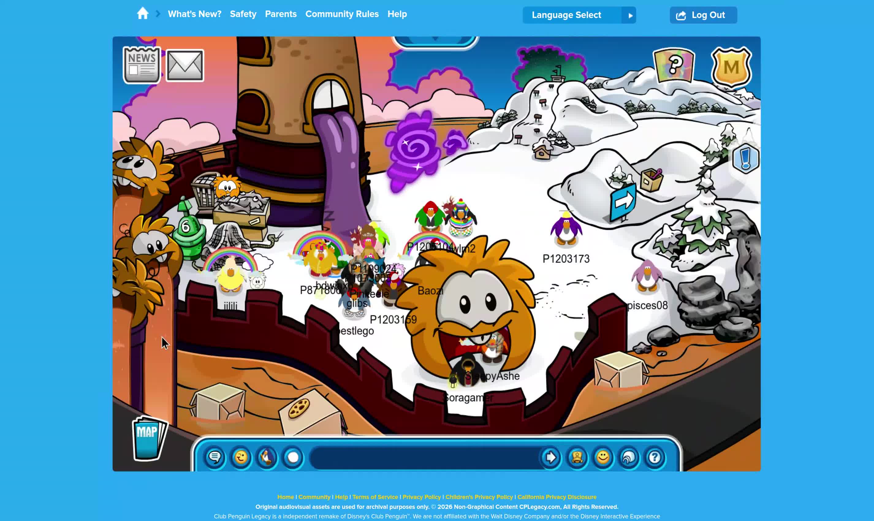 Trying to get Club Penguin April Fools quests
