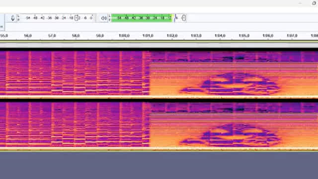 Lavender Town specrogram (RAW UNEDITED)