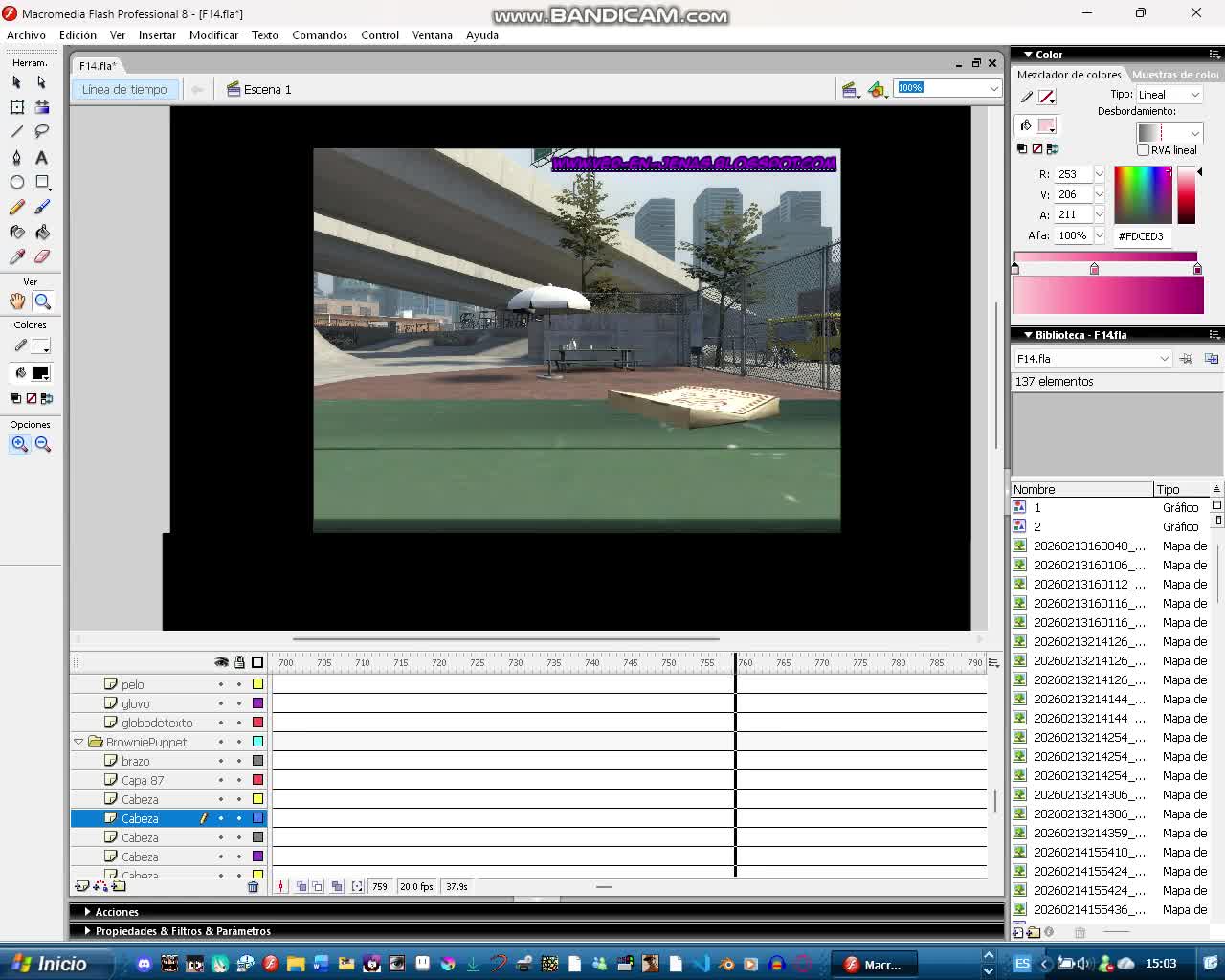 ¡Berenjenas! animation flash Behind the scene lol
