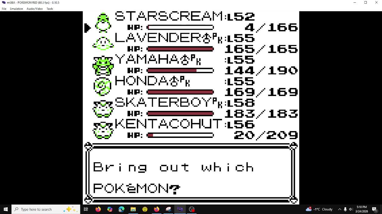 Pokémon Pure Red #38 Pokémon Pure Red #38