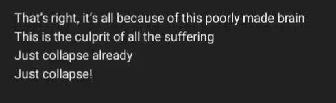 THIS POORLY MADE BRAIN IS THE CAUSE FOR YOUR SUFFERINF THIS POORLY MADE BRAIN IS THE CAUSE FOR YOUR SUFFERINF