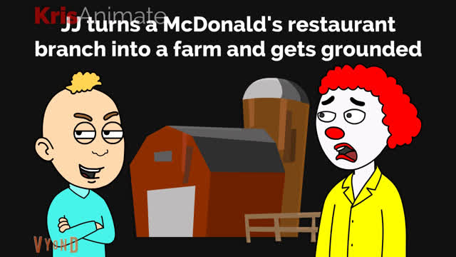 CMGG: JJ turns a McDonald's restaurant branch into a farm and gets grounded