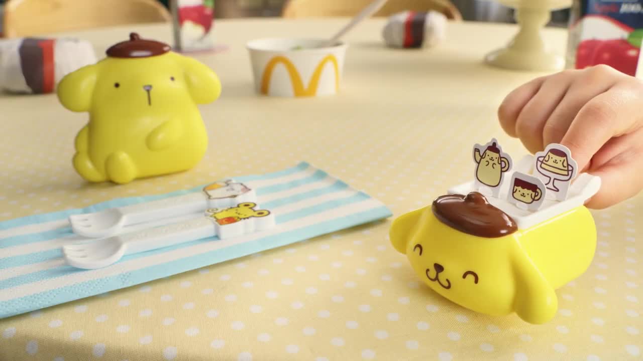 ハッピーセット ポムポムプリン「プリンとおうちカフェ」篇 - マクドナルド公式（McDonald’s)