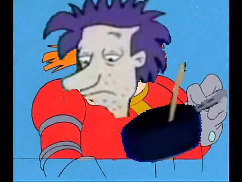 THIS VIDEO CONTAINS STU MAKING CHOCOLATE PUDDING