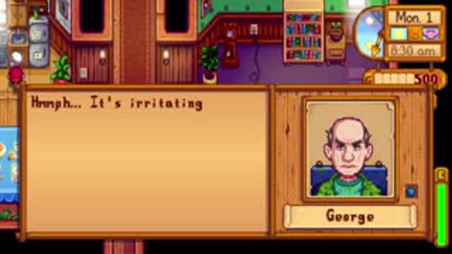 Alex, Evelyn, and George's Introductions - Stardew Valley Characters #13(Fixed)