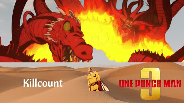 One Punch Man Season 3 (2025) Episode 12 Killcount