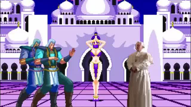 [MUGEN] Two Shuh Man of the benevolent star the successor VS Pope Benedict Ratzinger