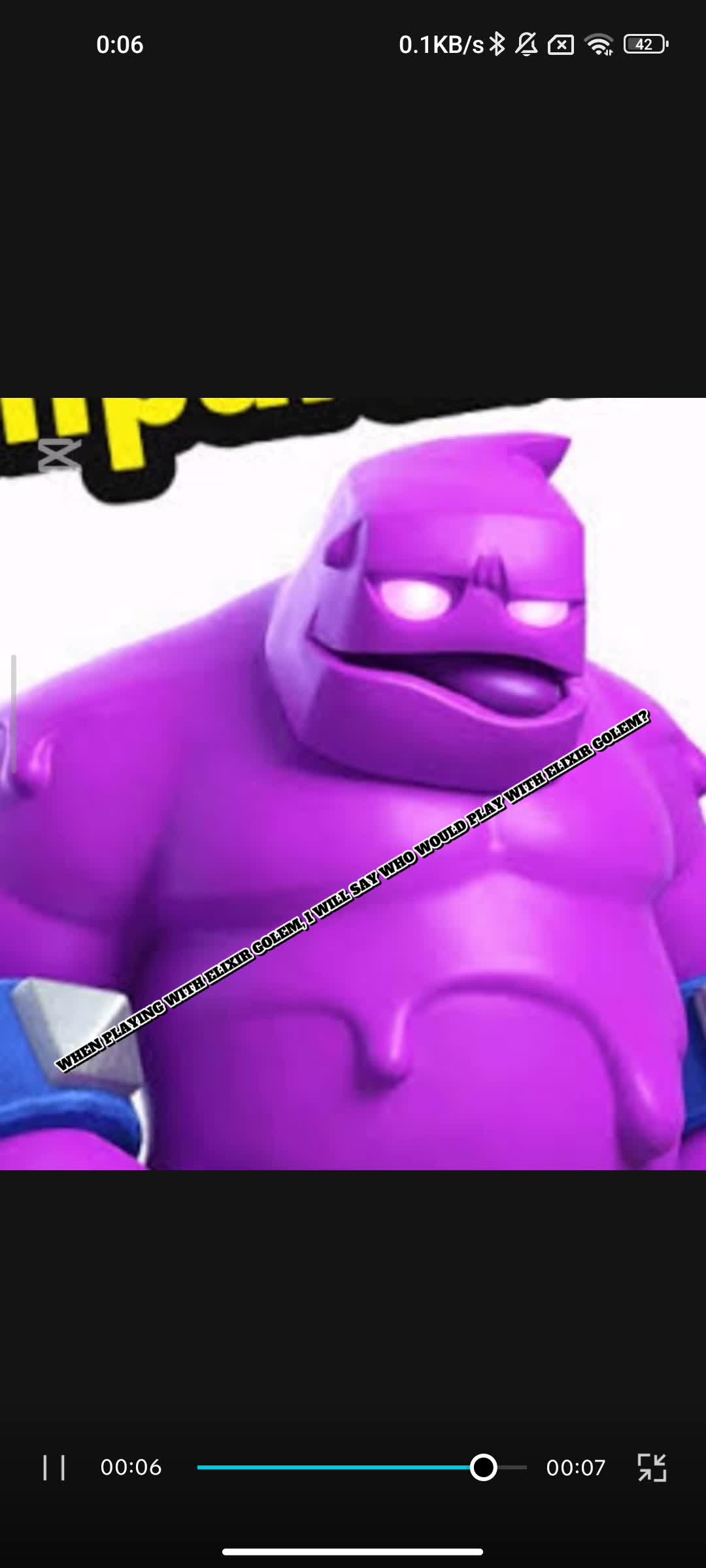 When playing Elixir Golem, who would I say plays with Elixir Golem?