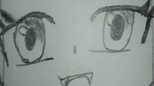 trying to create my own anime character for the first time