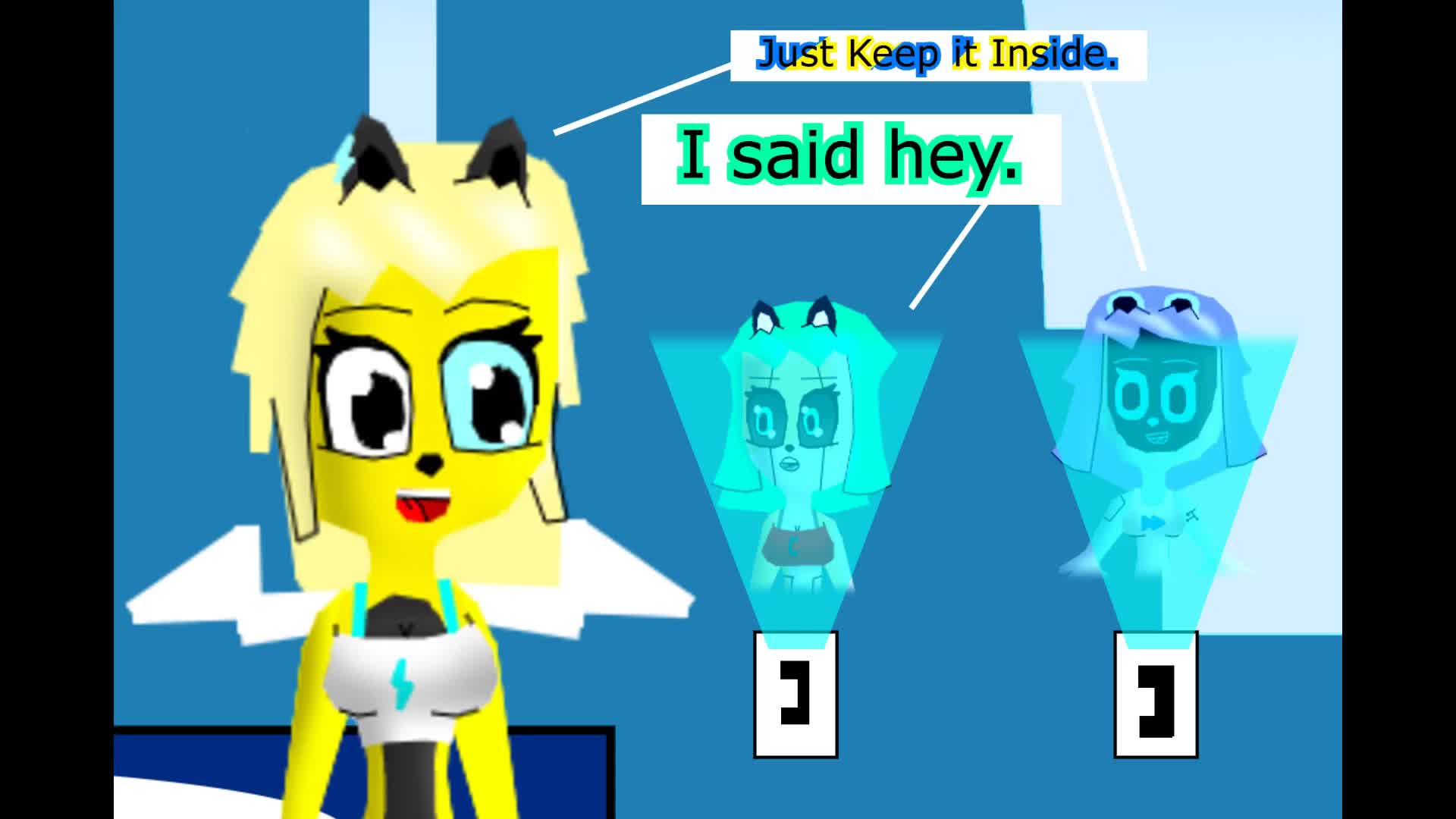 HEYYEYAAEYAAAEYAEYAA but it's EIF Comic Cast