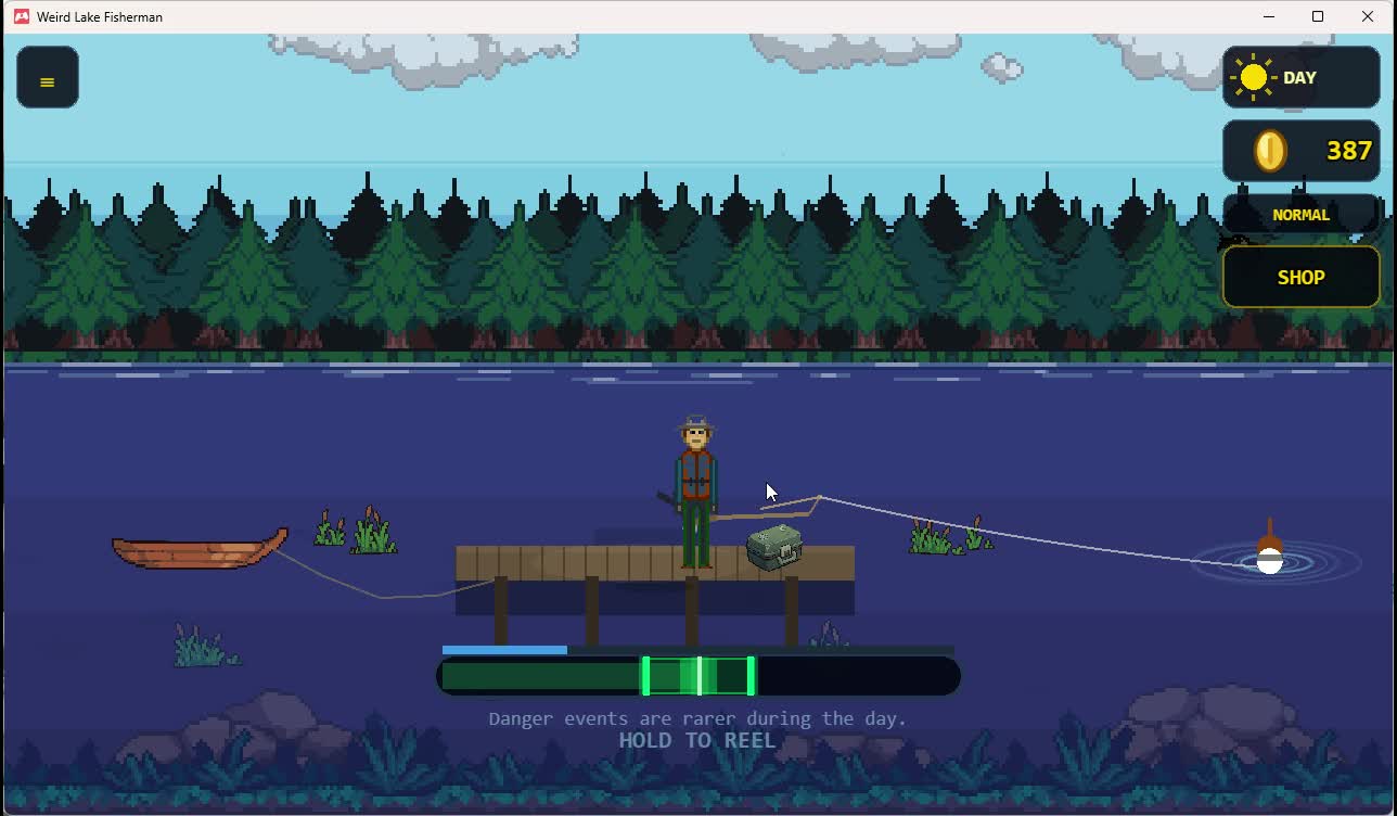 Weird Lake Fisherman - Pesca y otros minijuegos envueltas en misterio Weird Lake Fisherman - Pesca y otros minijuegos envueltas en misterio