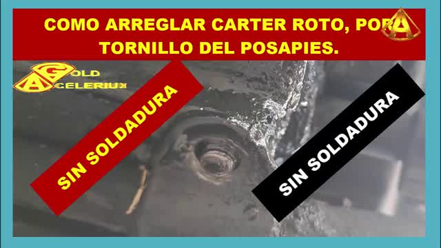 TIP PARA ARREGLAR FUGA DEL CARTER DE MOTO, SIN SOLDAR, @GOLDACELERIUX