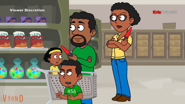 [Go!Animate] CM/SG Spoof: Cody thinks he's Player 456 (Red Light Green Light at Grocery Store)