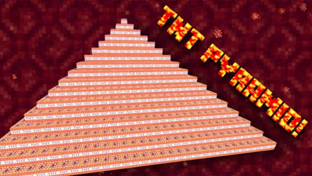 Minecraft - TNT Pyramid!