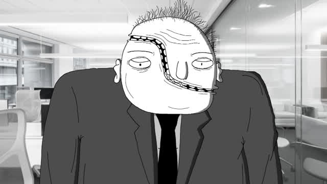 Trying to use the restroom at an office job