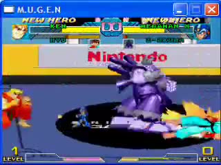 M.U.G.E.N - Ryu & Ken Vs. MegaMan X & Z-Akuma