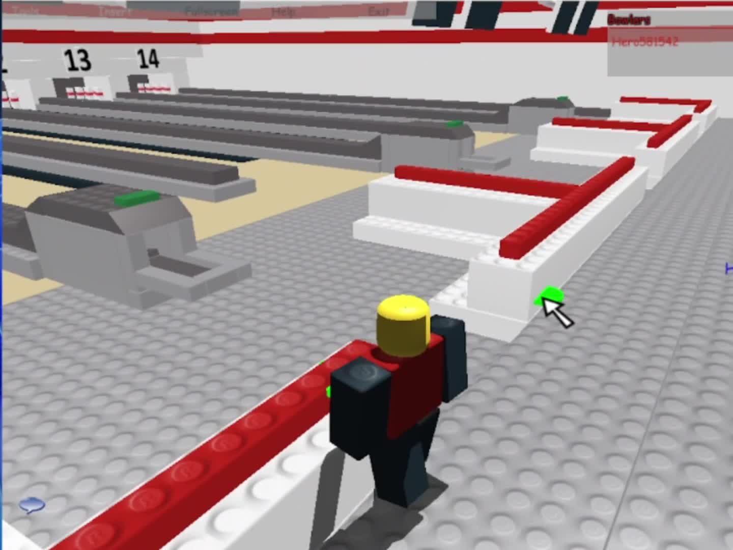my first playing in roblox
