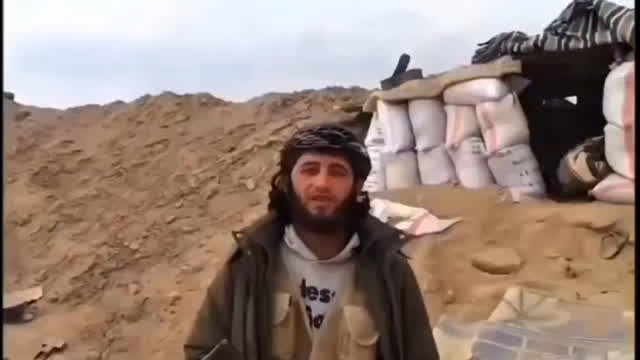 Daesh insurgent gets smoked by a rocket