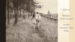L'été 42 (cover)