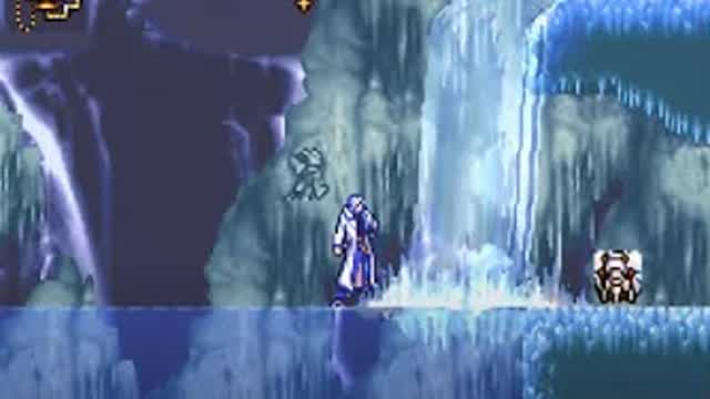 Castlevania: Aria of Sorrow Extras 01 - Como pasar a través de la cascada y las almas necesarias.