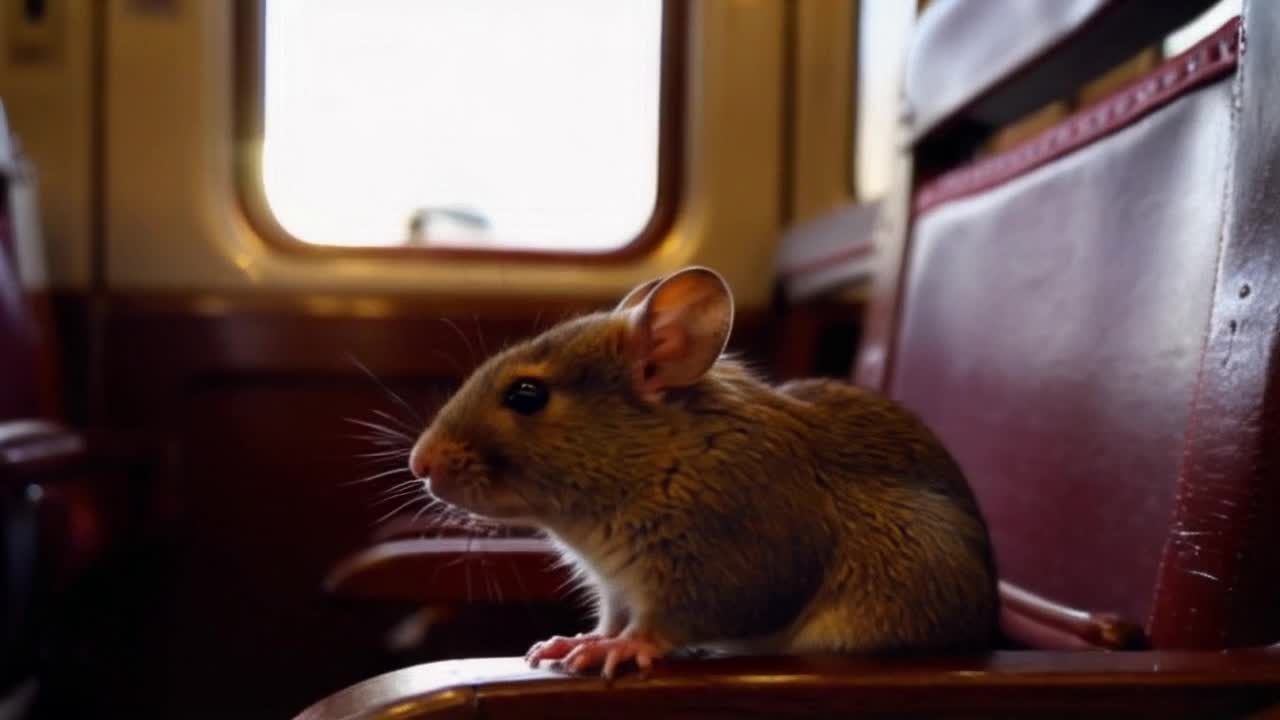 Maus im zug