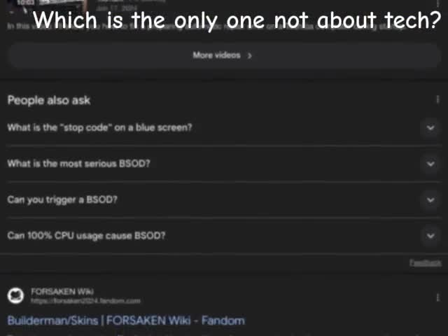 Which is the only one not about tech