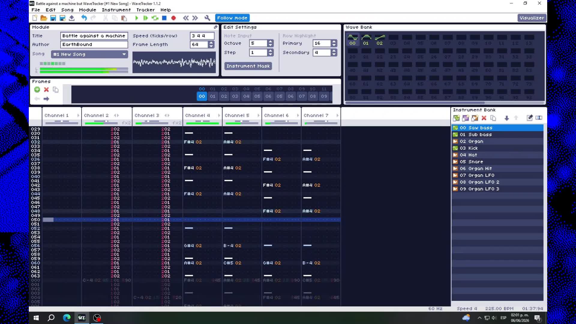 (+WTM) Battle against a machine but WaveTracker | SimpleChiptune