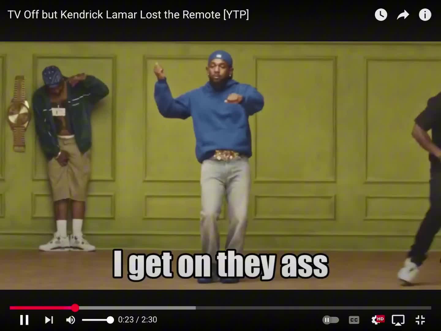 TV Off but Kendrick Lamar Lost the Remote (YTP)