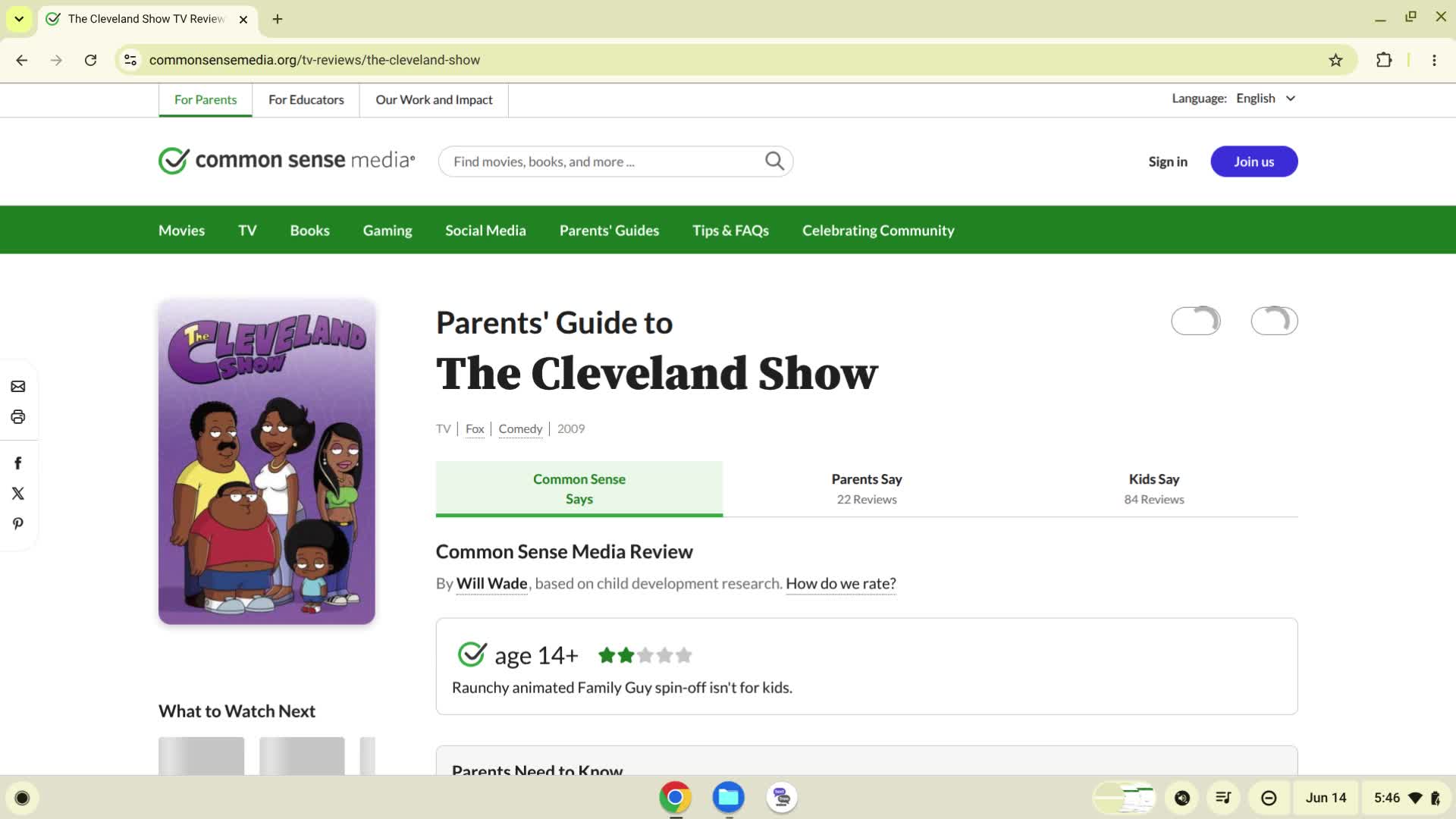 The Cleveland Show TV Review