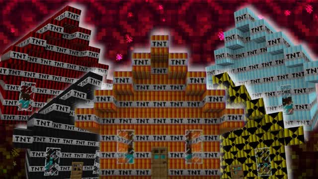 Minecraft - TNT Houses!