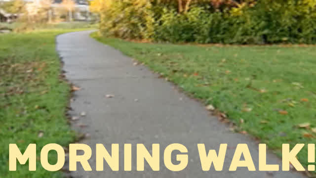 Nice Morning Walk! Nice Morning Walk!