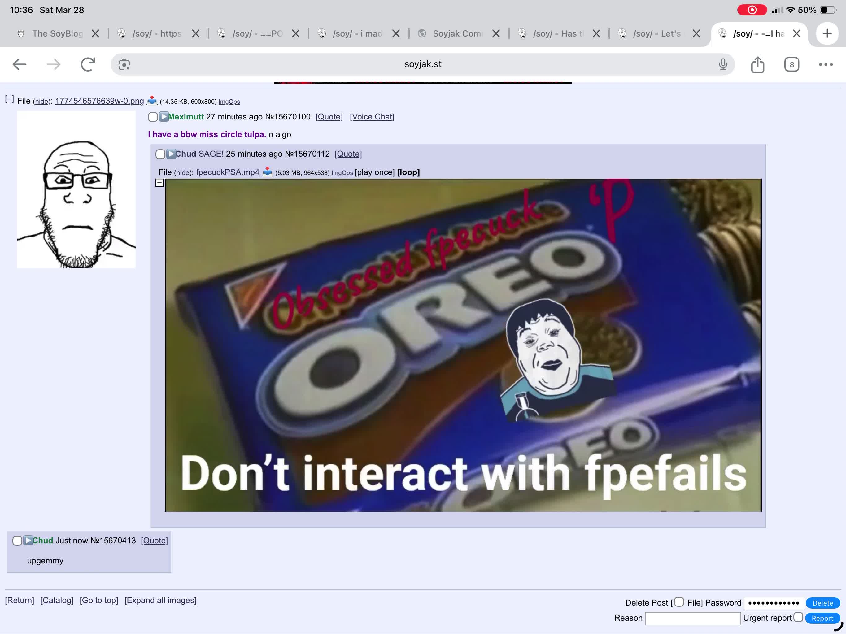 Soyteen gets mad at fpe and oreos Soyteen gets mad at fpe and oreos