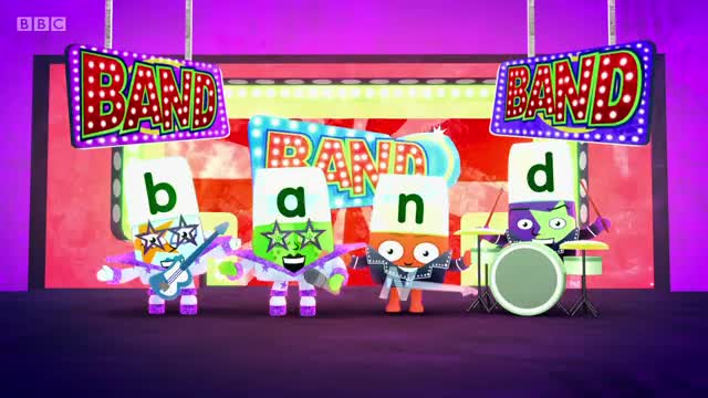 Alphablocks Series 1 Episode 8 Band