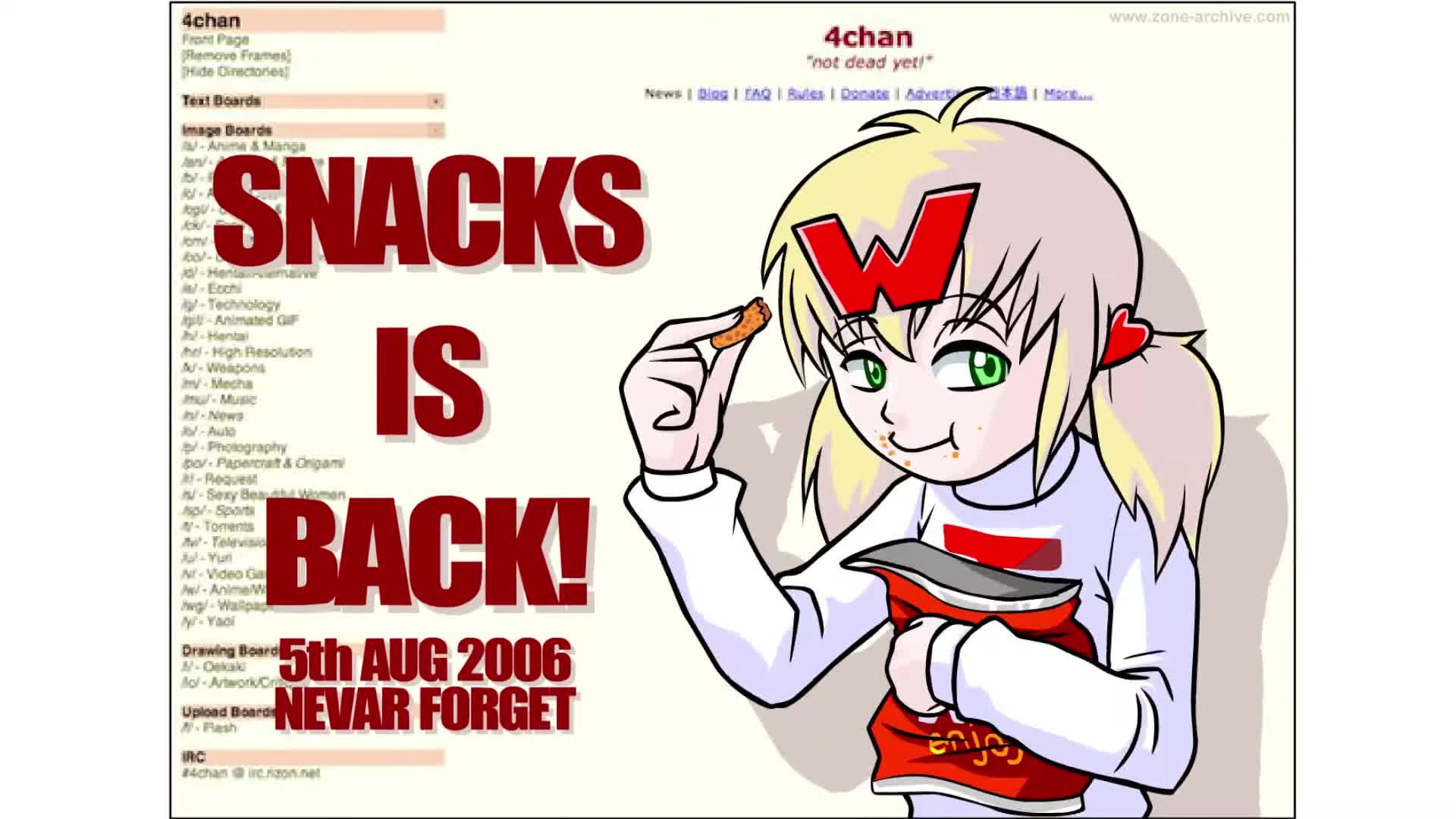 old 4chan flash animation - Snacks is Back old 4chan flash animation - Snacks is Back