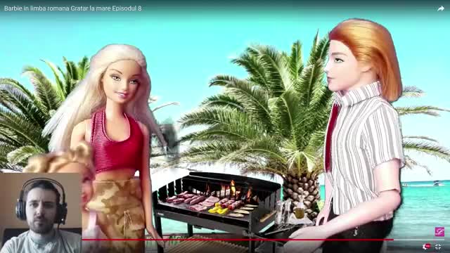 Reactionez: BARBIE face gratar pe plaja la mare