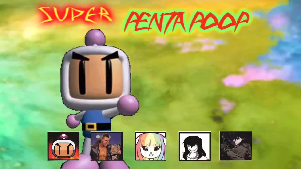intro menu (super pentapoop)