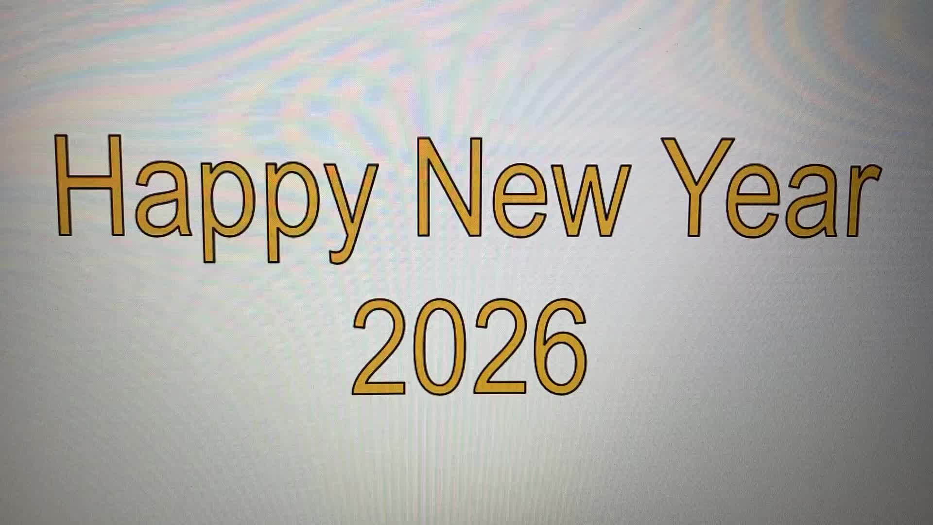 Happy New Year 2026.