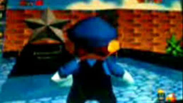 47 seconds of the original Super Mario 64 Big Star Secret video