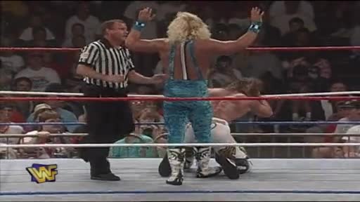 In your House 2 - The Lumberjacks - Shawn Michaels vs. Jeff Jarrett