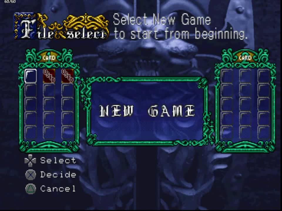 ePSXe CASTLEVAINA SYMPHONY OF THE NIGHT [ 1 ] FRAPS RECORD,EAT PC SPACE,SAVE GAME!