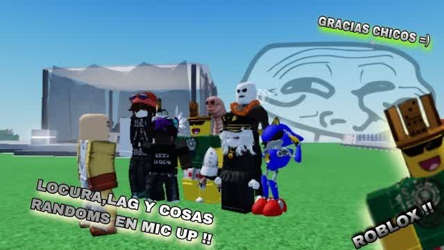 EN ESTE SERVER PASAN MUCHAS COSAS RANDOMS !!! - Roblox Mic Up  Marcoos