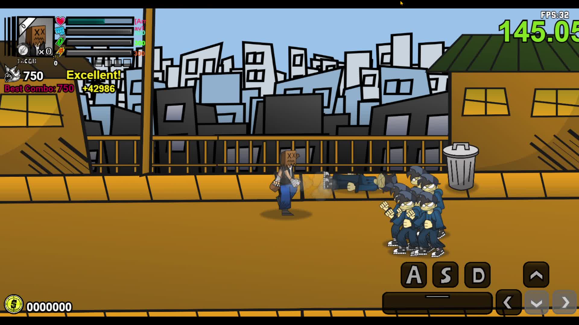 Street JG Squad - Game Test - Pause Menu