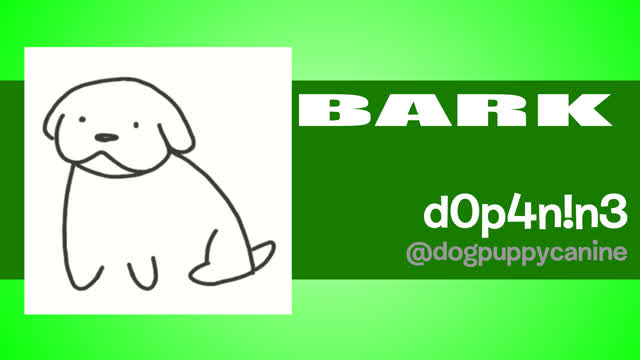 BARK - dogpuppycanine