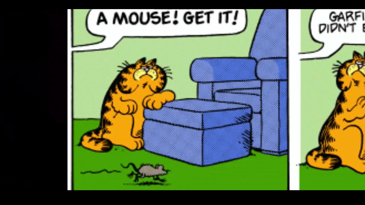 Garfield comics by text to speech (June 1978)