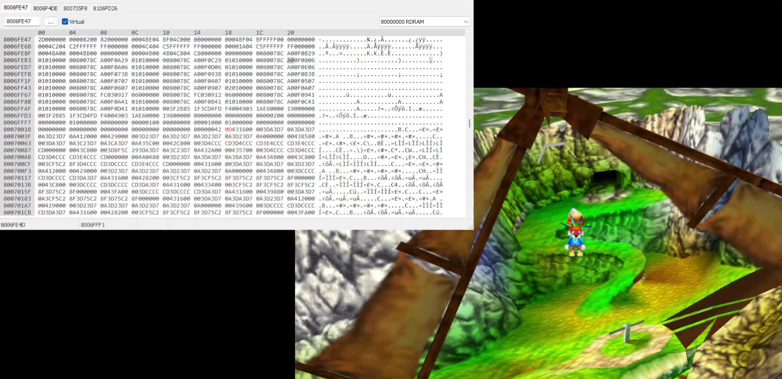 Modifying Conker BFD...