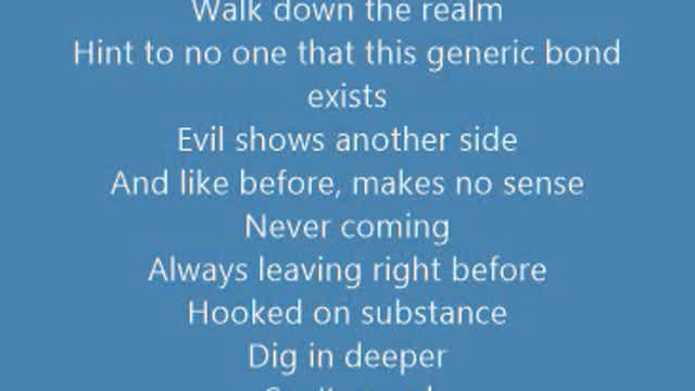 well enough alone  - chevelle (lyrics)
