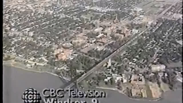 CBC/CBET-9 (Windsor, Ontario) - Sign-off (Early 1992)