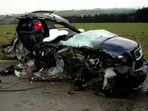 audi rs6 crash 170km/h